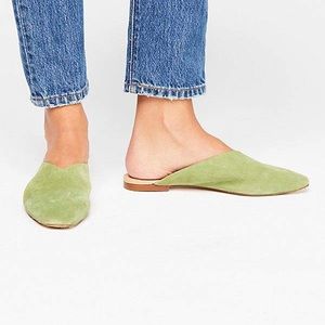 Free People Callie Flat size 37 (6.5) in green